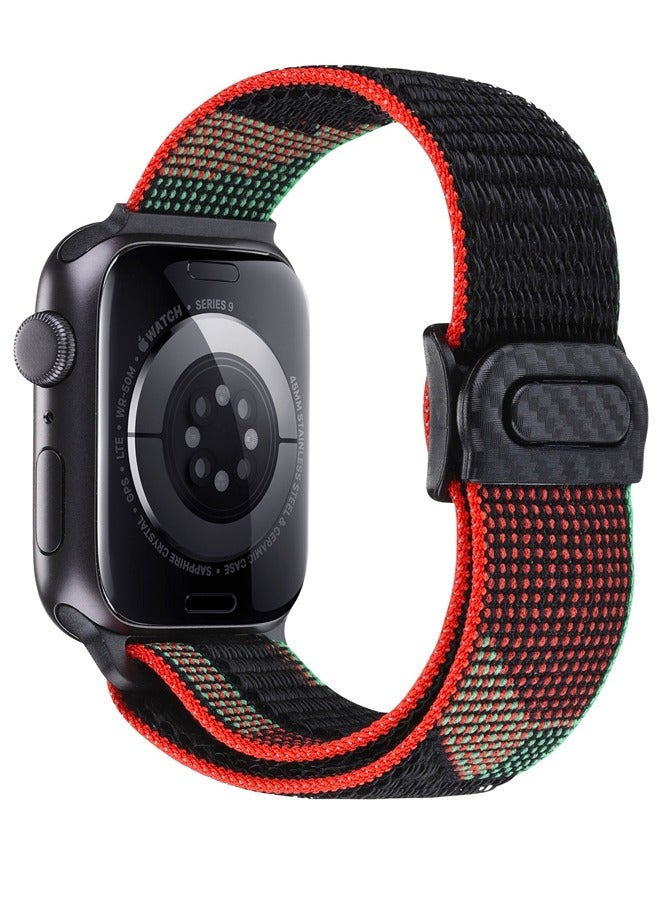 مناسبة لساعة Apple Series 9 GPS 45 مم/ساعة Series 9 GPS+ 45 مم شريط بديل قابل للتعديل حزام رياضي مرن قابل للتمدد - Image 2