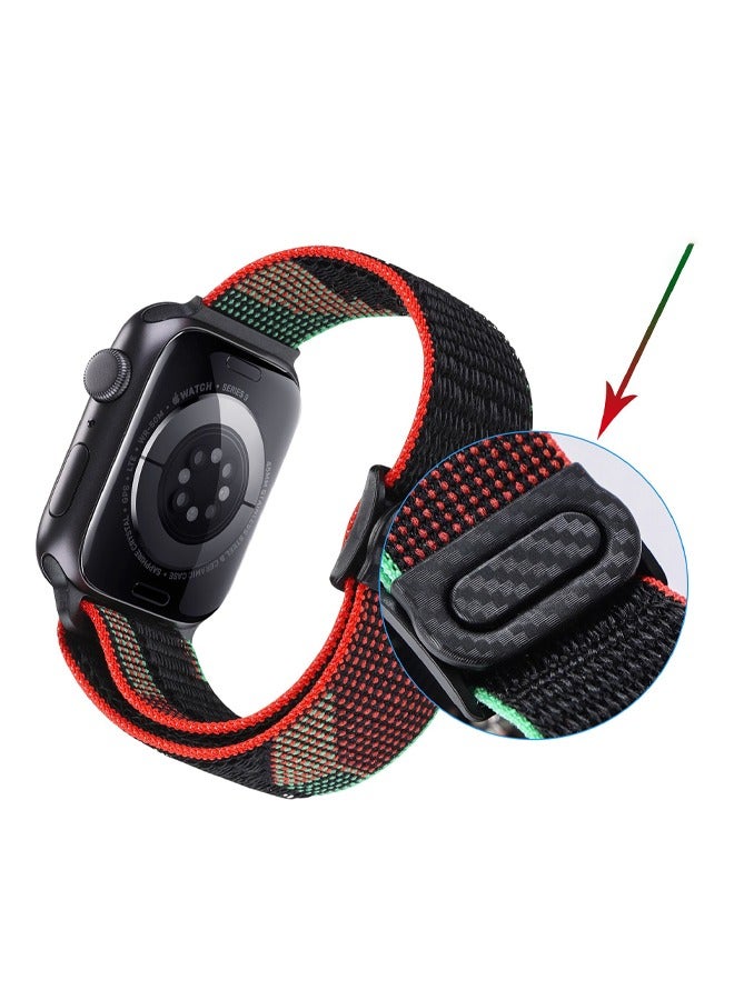 مناسبة لساعة Apple Series 9 GPS 45 مم/ساعة Series 9 GPS+ 45 مم شريط بديل قابل للتعديل حزام رياضي مرن قابل للتمدد - Image 3