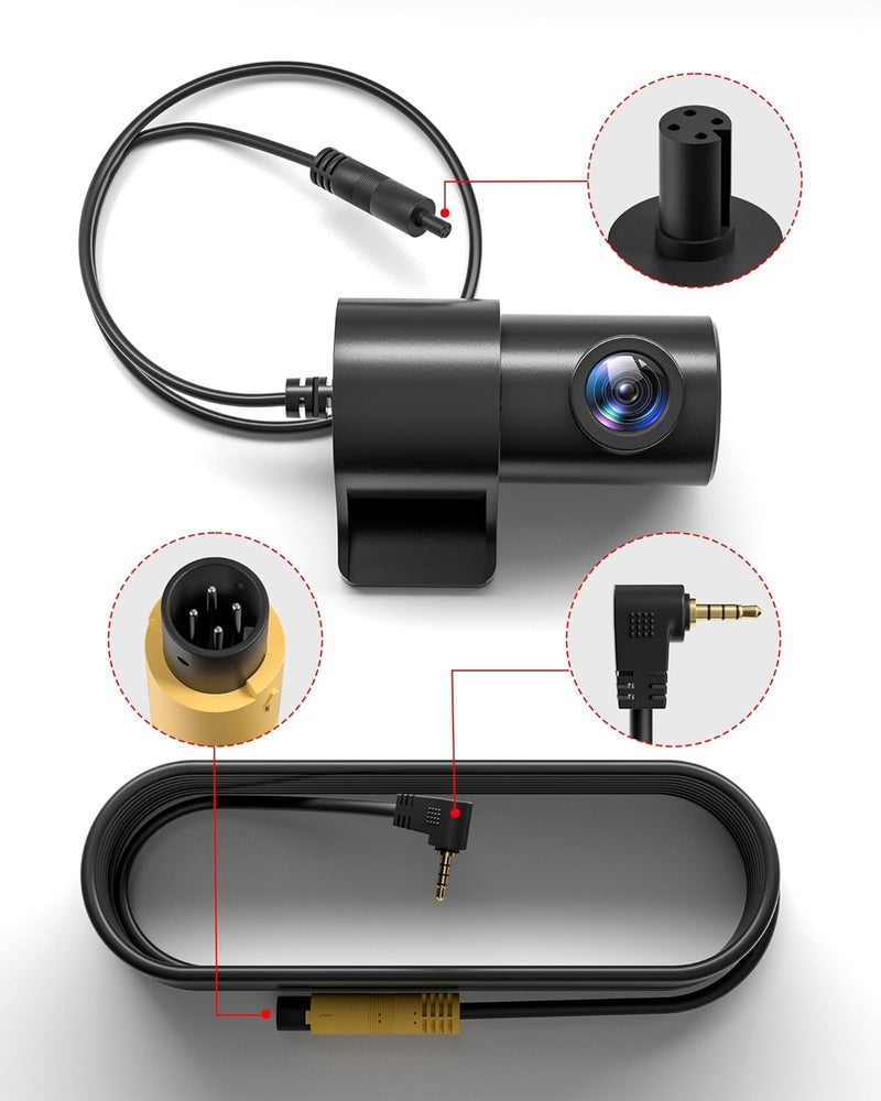 REDTIGER 1080P Car Rear View Camera for F7N - Image 2