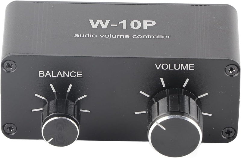 3.5mm Stereo Volume Controller | Lossless Audio Transmission for Headphones/Studio/Gaming | Mini Aluminum Alloy Passive Attenuator | 88x38x38.5mm Portable Size - Image 1