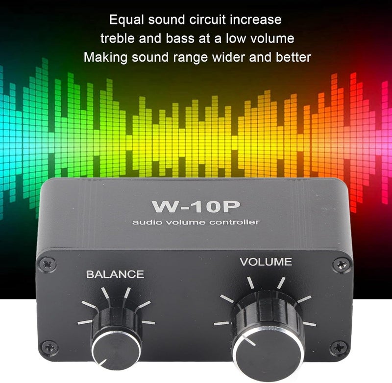 3.5mm Stereo Volume Controller | Lossless Audio Transmission for Headphones/Studio/Gaming | Mini Aluminum Alloy Passive Attenuator | 88x38x38.5mm Portable Size - Image 3