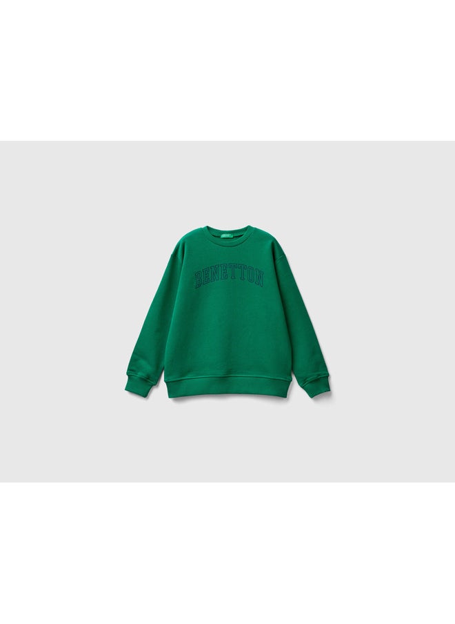 UNITED COLORS OF BENETTON - Sweatshirt With Logo Print - Image 1