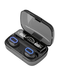 TWS M1 wireless bluetooth headset touch sports in-ear headset waterproof noise reduction binaural bluetooth 5.1 headset Black wireless earbuds true wireless compatible apple Suitable for Android and o