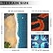 sabermaster DND Map 32 Terrain 24 x 3617 x 1713 x 17 Double Sidedv Grids Dry Erase Battle Mats for Dungeons Dragons Game with Dice SetClipsEraserMarkers - Image 4