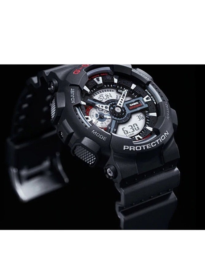 CASIO G-Shock Black Men's Watch Fashion Analog Digital Quartz Watch GA-110  - Image 3