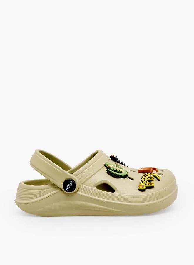 أكوا Boys Safari Jibbitz Clogs