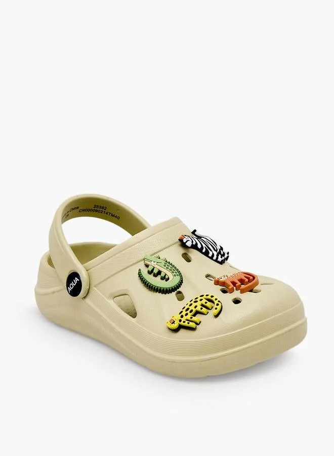 أكوا Boys Safari Jibbitz Clogs