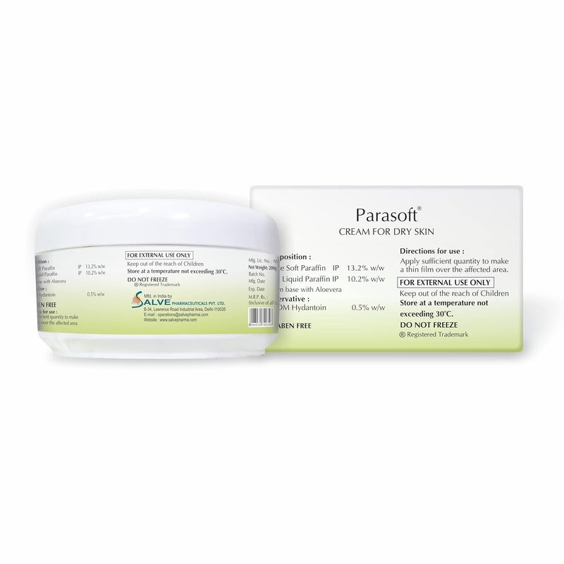 Parasoft Cream  Intense Moisturizer Nourishing Cold Cream  Winter Cream for Dry  Dehydrated Skin with Goodness of Aloe vera for both Men  Women  200 gPack of 2 - Image 3