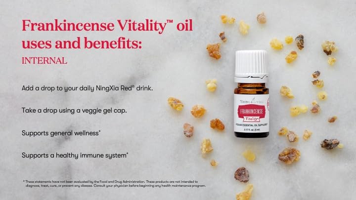 Young Living Frankincense Vitality 5ml Essential Aroma Therapy Oil - Image 2
