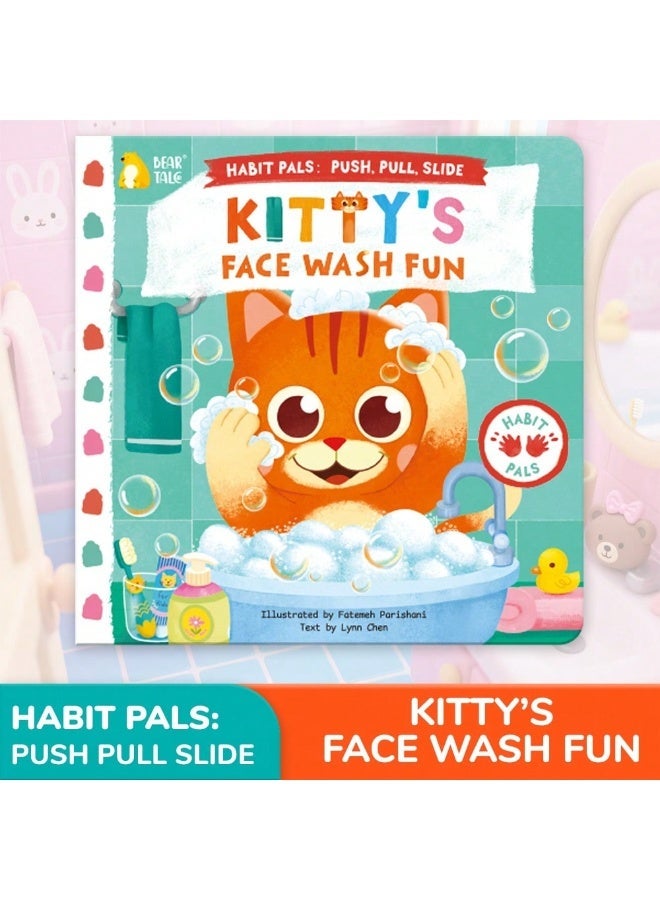 Kids Educational Interactive Story Book For Face Washing And Bath Time Learning With Push Pull And Slide Activities Ages 3 To 6 - Image 2