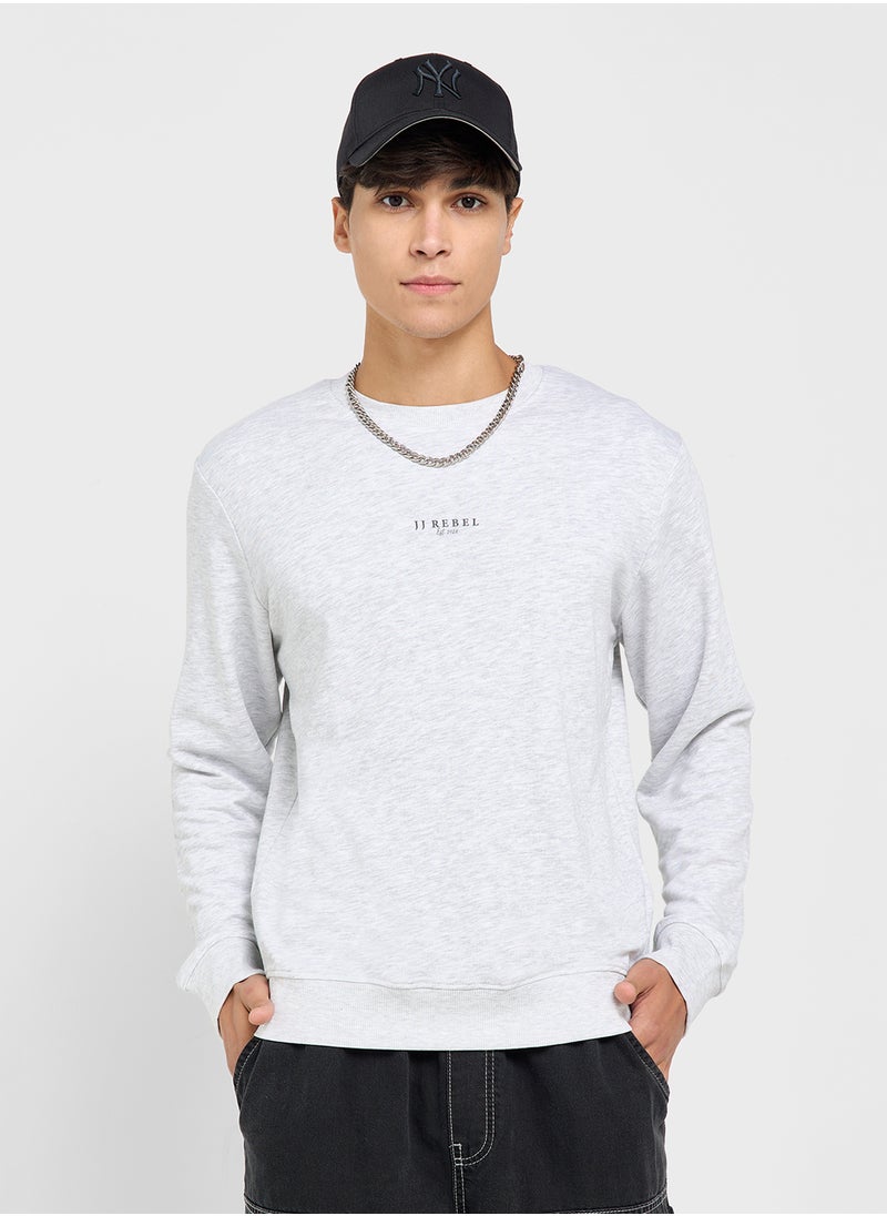 JJ Rebel by Jack & Jones Jrebruben Sweat Crew Neck Sweatshirt  - Image 1