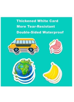 KASTWAVE 4 Pack DIY Quiet Book for Toddlers, Montessori Busy Book for Kids, Vehicle Space Body Food Preschool Learning Activities Learning & Education Toys  - Image 5