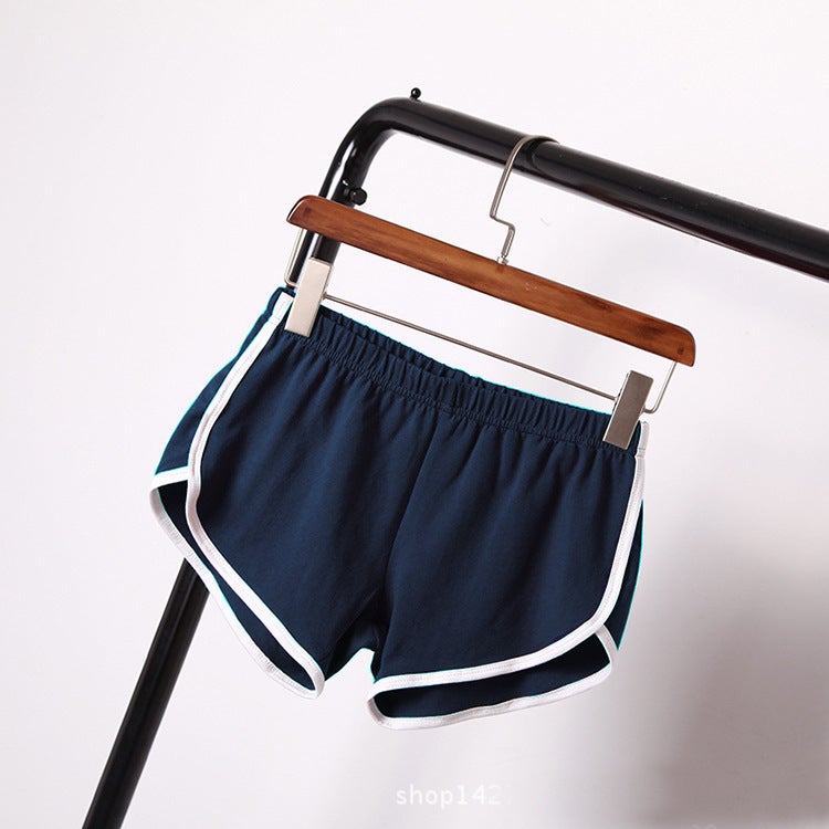 Women's Solid Color Casual Sports Shorts - Image 2