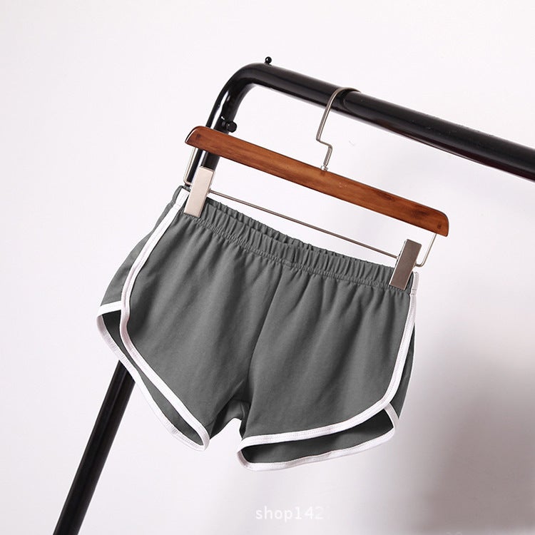 Women's Solid Color Casual Sports Shorts - Image 4