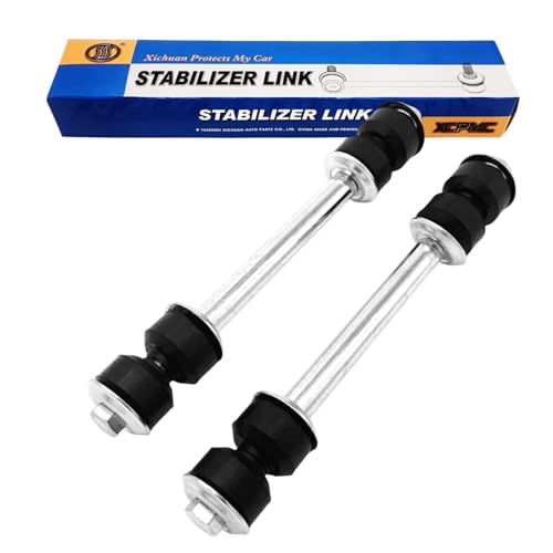 XCPMC K700539 2 Pcs 2006-10 Ford Explorer Sport Trac Mountaineer Tahoe Yukon K1500 Escalade ESV EXT Hummer H2 Front Rear Suspension Sway Stabilizer Bar End Drop Link Kit Automotive Replacement K80631 K8987 - Image 1