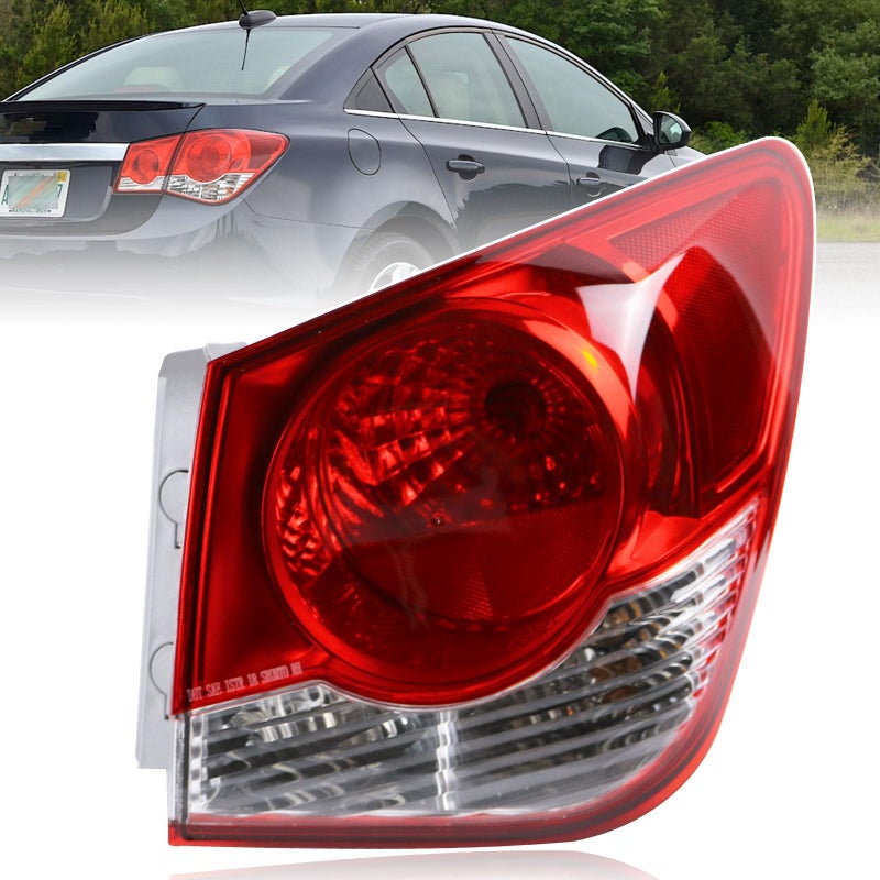 Lochnchn Tail Light Compatible with Chevrolet Cruze 20112015 Rear Taillights Lamp Assembly Right Passenger Side Brake Light Replace 96828251 GM2805107