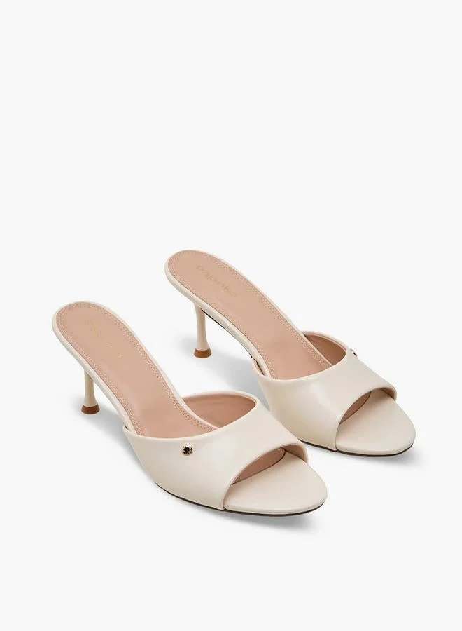 Paprika CREAM Women Stiletto Heel Sandals for Women | Best Price UAE