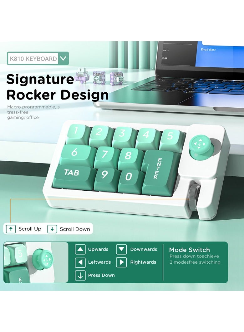 General K810 joystick macro definition RGB hot-swappable macro definition wired mechanical game keyboard starting from one piece, batch computer with (green)  - Image 4