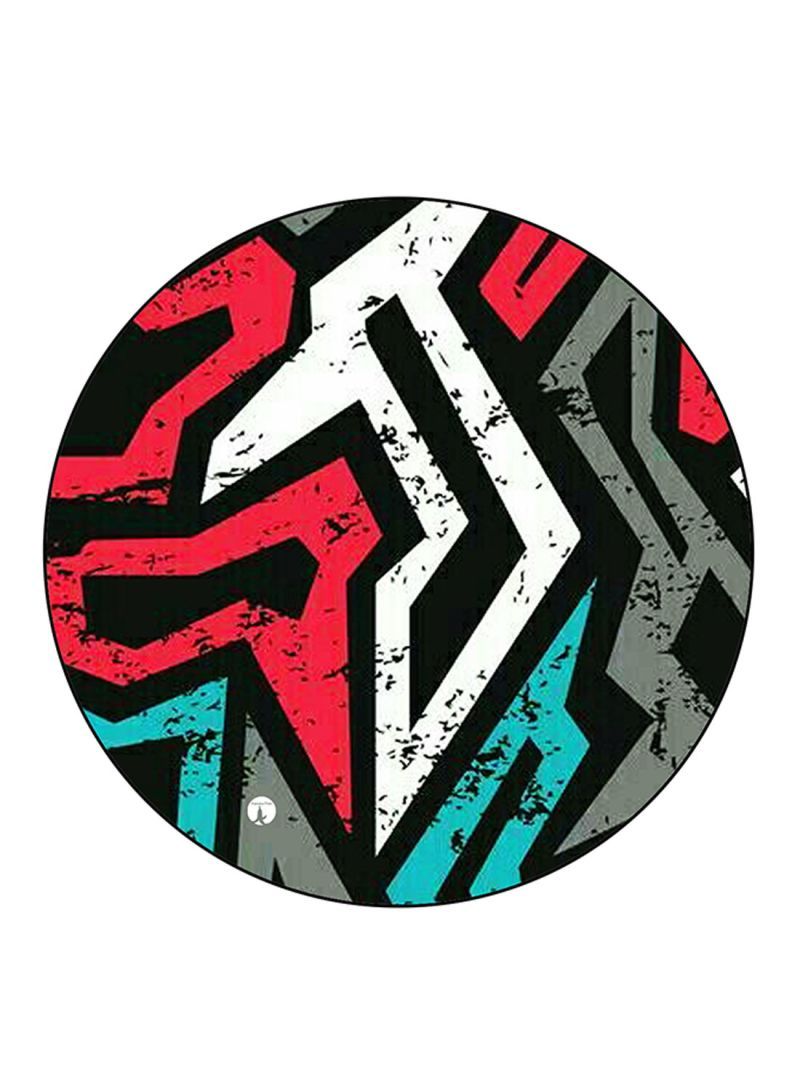 Graffiti Printed Mouse Pad  Multicolour