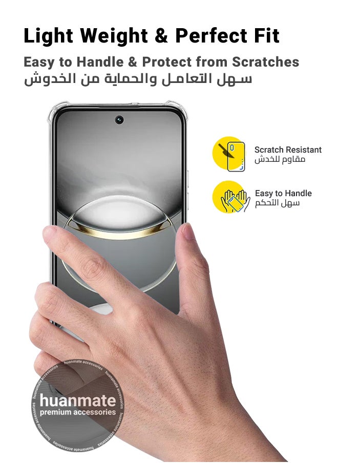 2 in 1 Tecno Spark 30C 4G Protection Pack - Ultra Clear Shockproof Case & Edge-to-Edge Screen Protector, 360 Degree Protection, Back Cover & Screen Protector for Tecno Spark 30C 4G