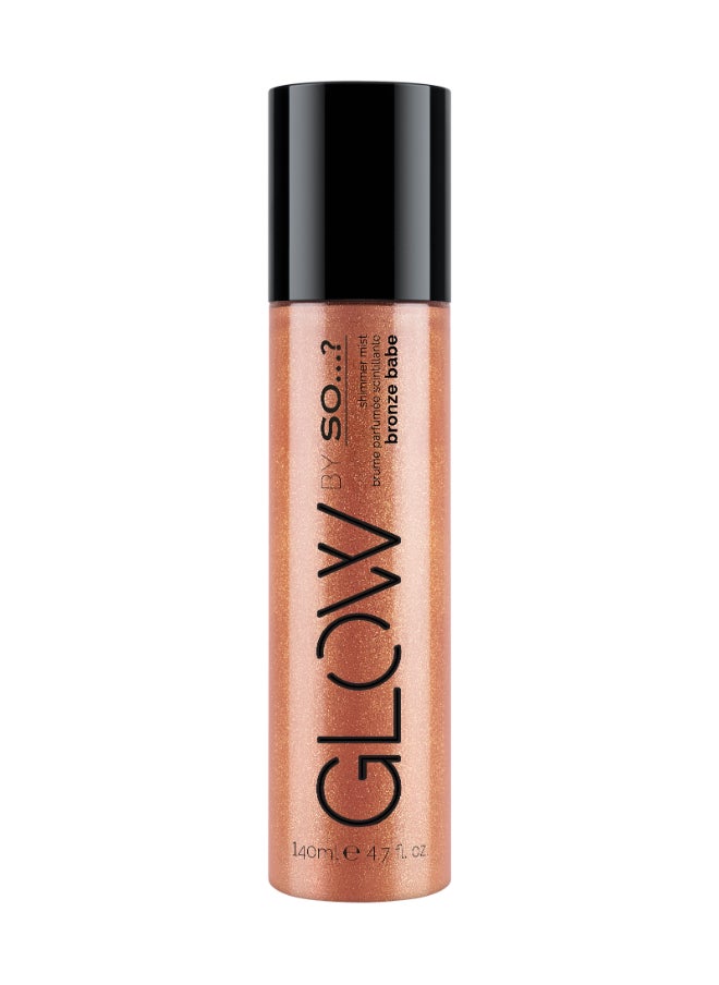 So..? Bronze Babe Illuminating Body Mist – Radiant Shimmering Body Spray for Women, Long-Lasting Fragrance and Natural Glow, Perfect for Every-Day Wear, 140ml  - Image 1