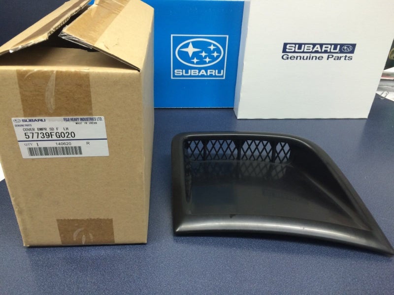 Subaru 2008-2014 Subaru Impreza WRX STi OEM Left Hand Drivers Side Bumper Bezel Cover Grille New - Image 5