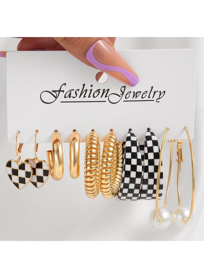 KUYING New Cool And Stylish Tassel Earring Set