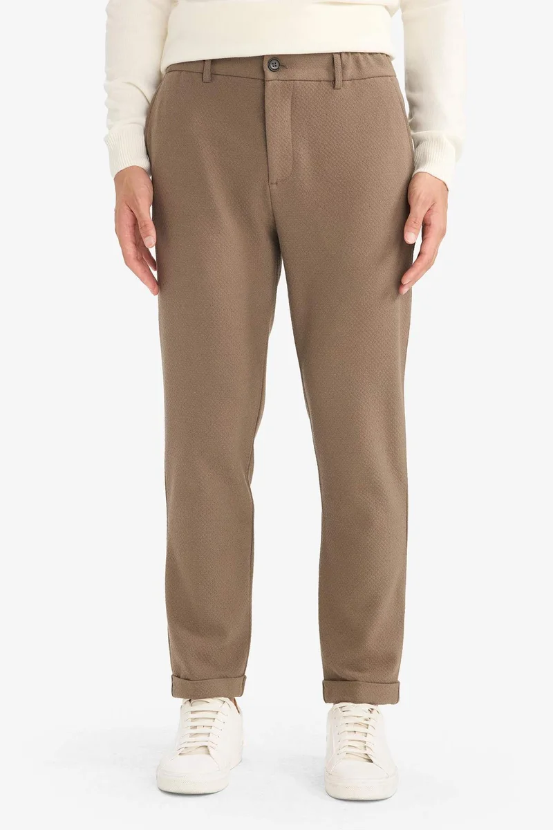 Defacto  Jogger Fit Crinkle Pants for Men | Best Price UAE