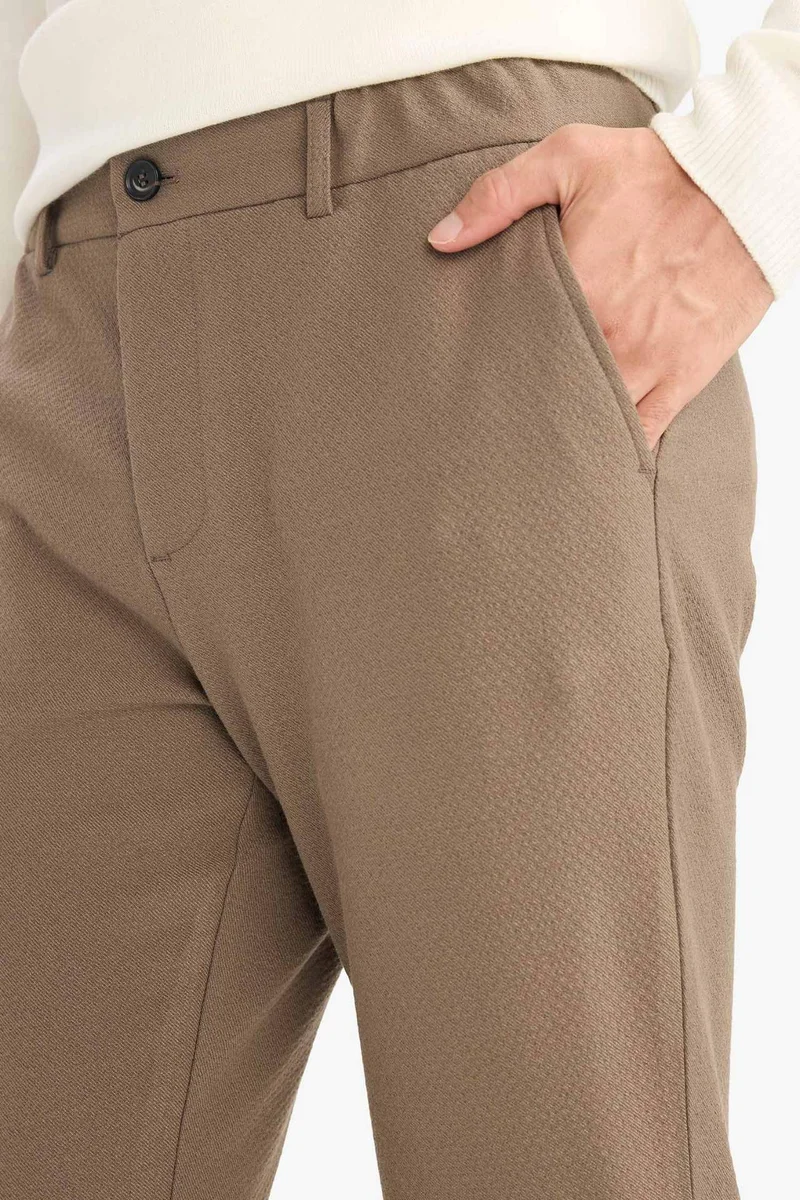 Defacto  Jogger Fit Crinkle Pants for Men | Best Price UAE