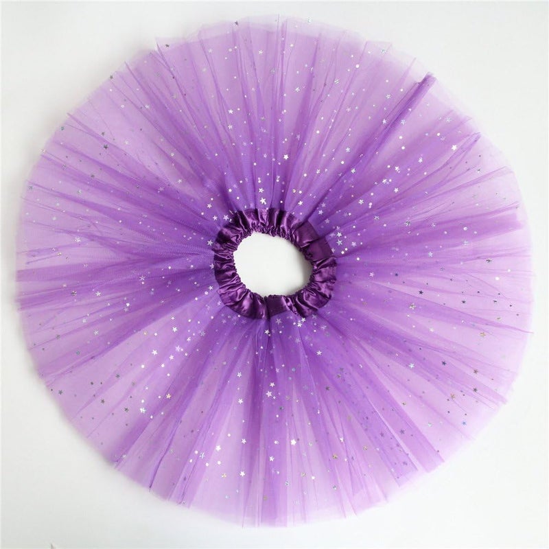 Rysly Store Girls Sparkle Tutus Princess Ballet Dance Layered Tulle Tutu Skirts,2-8T - Image 4