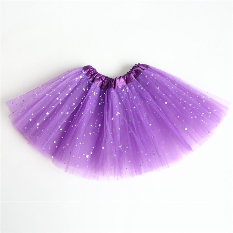 Rysly Store Girls Sparkle Tutus Princess Ballet Dance Layered Tulle Tutu Skirts,2-8T - Image 2