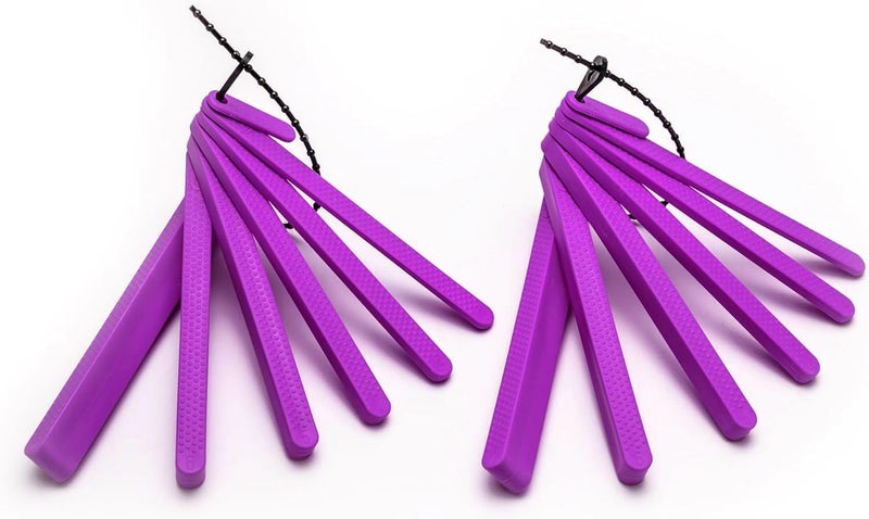 TalkTools Dental Bite Blocks Kit - Jaw Grading for Optimal Oral Motor Skills Development | Suitable for Kids and Adults Seeking Enhanced Jaw Stability and Control - Purple (2 Pack) - Image 1