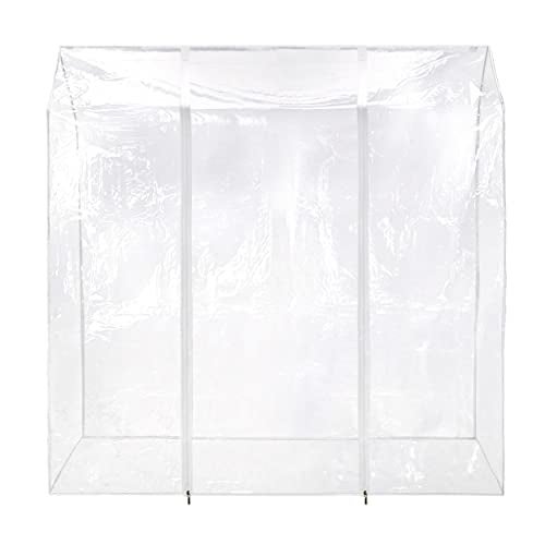 HANGERWORLD 5ft Clothes Garment Rack Cover for Open Closet Clear Showerproof COVER ONLY (60"x24"x65") - Image 4