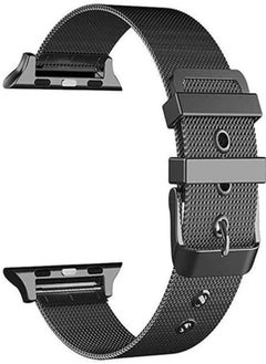 Compatible with Apple Watch Women and Men Stainless Steel Band Strap with Metal Clasp Compatible with iWatch Series 8 and 8 Ultra (Silver, 45mm / 49mm)