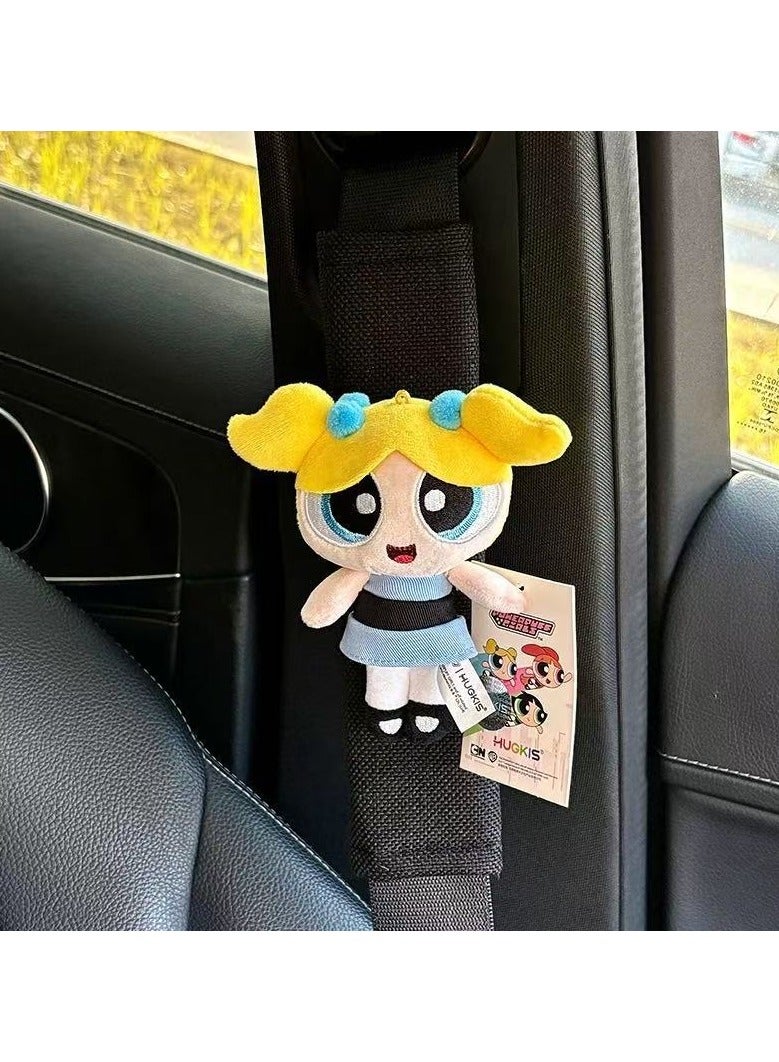general Car seat belt shoulder pads four seasons universal creativity cute Powerpuff Girls car seat belt shoulder pads