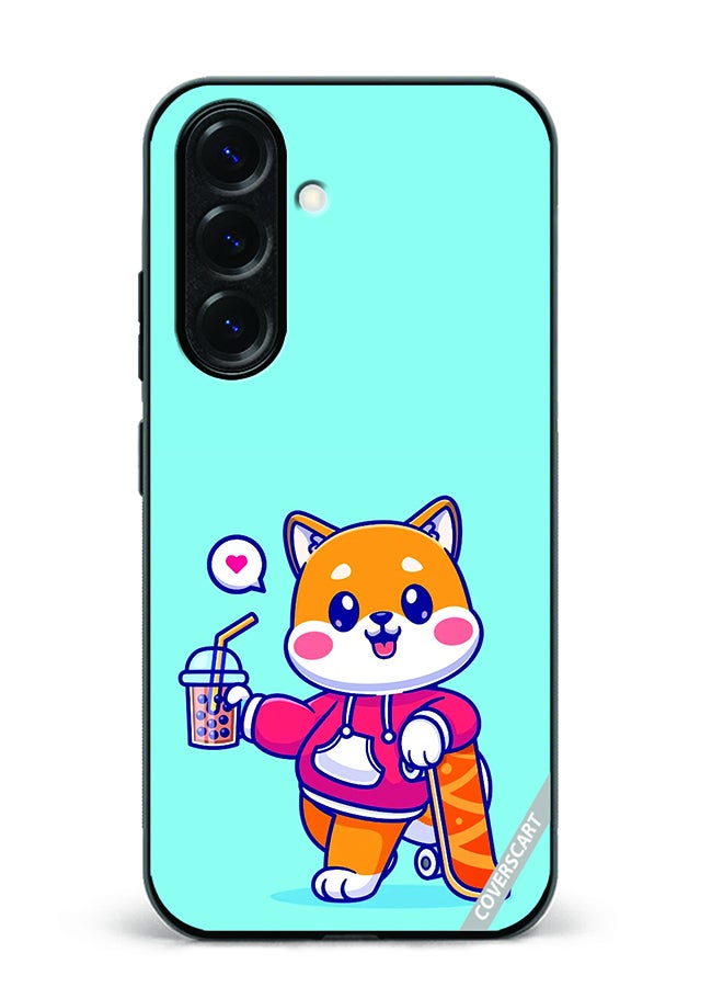 Protective Case Cover For Samsung Galaxy A56 Cute Shiba Design Multicolour