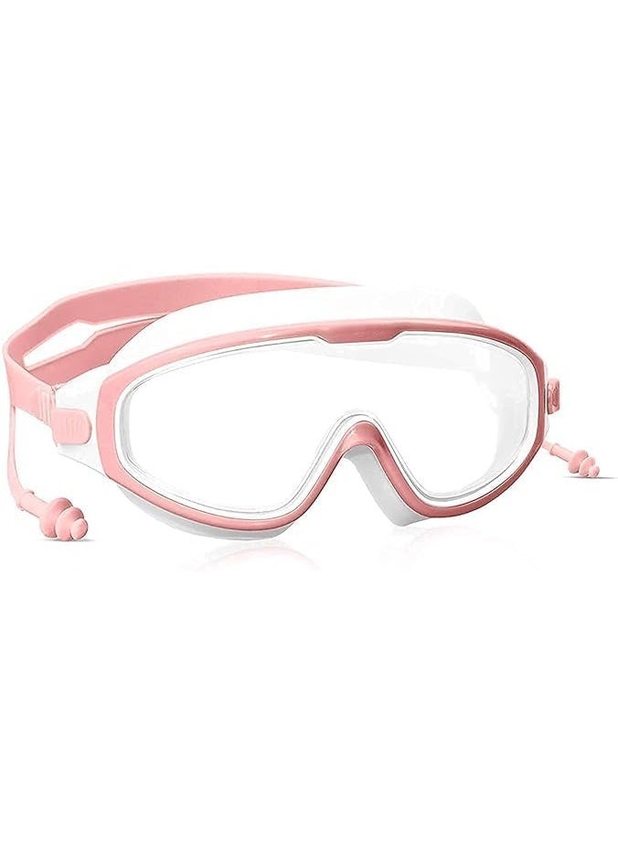 Swimming Goggles, UV Protection, No Water Leakage, Nose Bridge Design, Comfortable Fit, Adjustable Glasses Strap for Boys and Girls Assorted Colors - Image 1