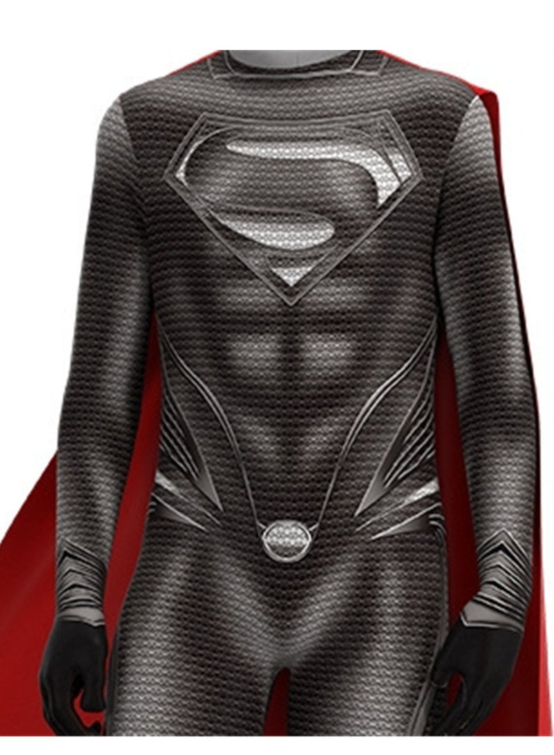 Man of Steel cos Superman hero Clark Kent jumpsuit adult children's performance costume tights suit stage dress up costume - Image 3
