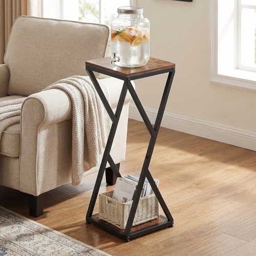 VonDream 2-Tier Tall Plant Stand Indoor, 32.5" Corner Plant Stands for Indoor Plants Multiple, Small End Table for Living Room, Corner Side Table for Home Decor - Image 5
