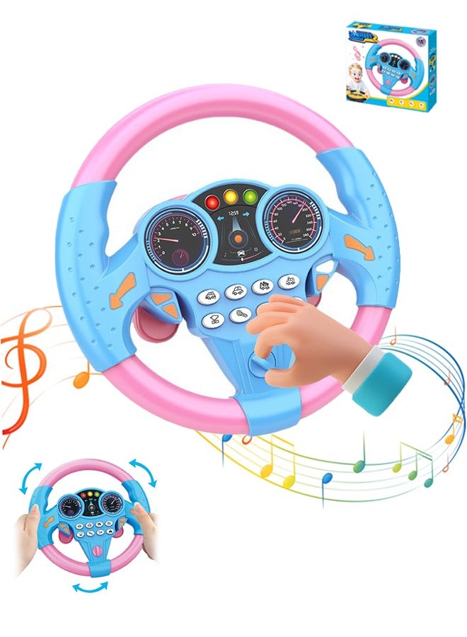 Children's Toy Steering Wheel,  Car Seat Toys, Rotating, Big Wheel Simulation Steering Wheel - Image 1