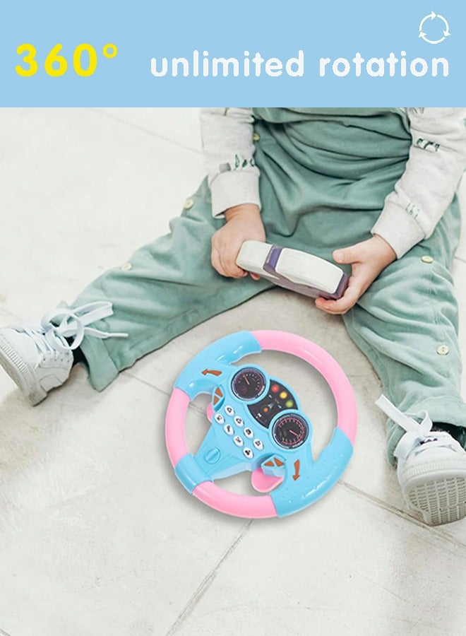 Children's Toy Steering Wheel,  Car Seat Toys, Rotating, Big Wheel Simulation Steering Wheel - Image 4