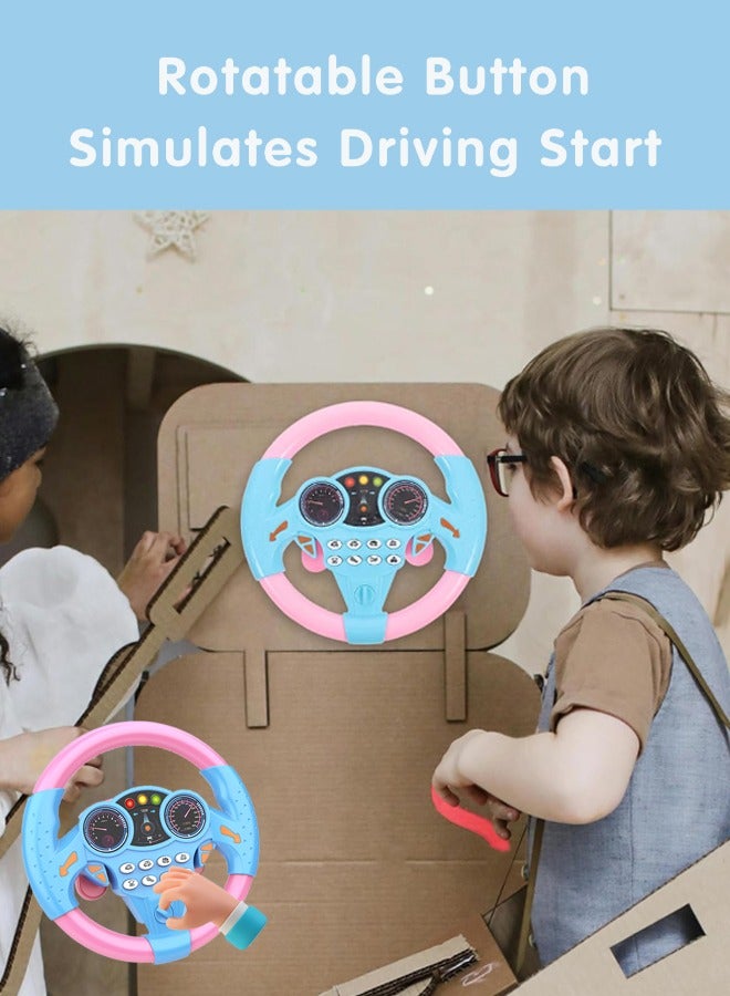 Children's Toy Steering Wheel,  Car Seat Toys, Rotating, Big Wheel Simulation Steering Wheel - Image 3