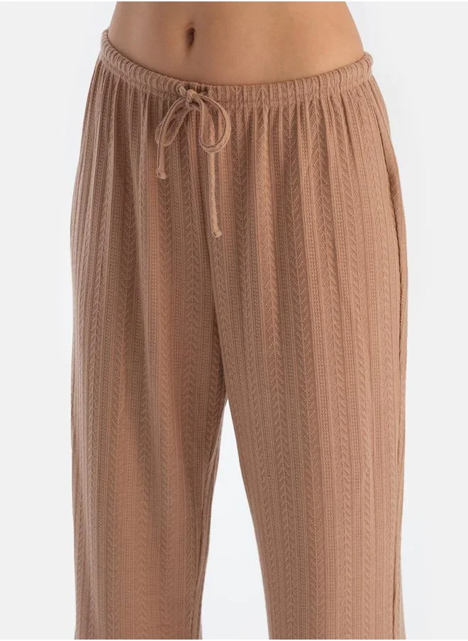 داجي Trousers Viscone High Rise Homewear