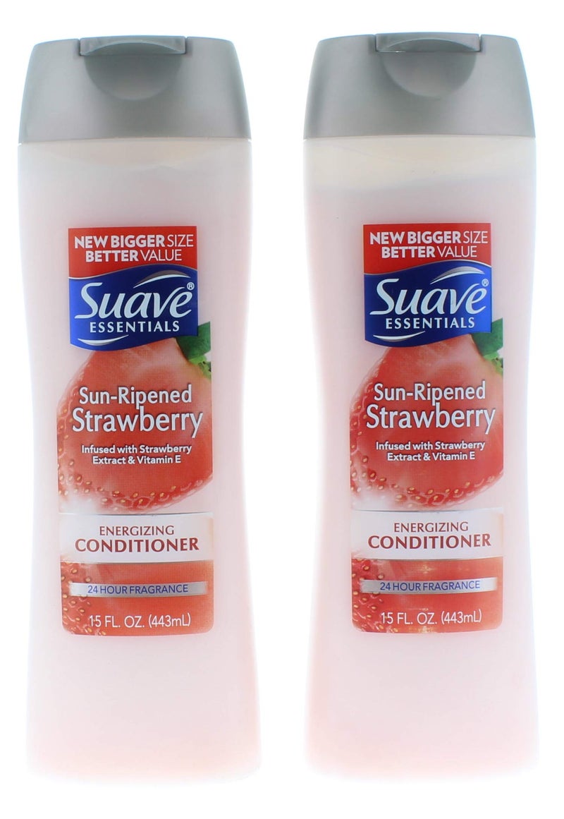 2 Pk Suave Essentials SunRipened Strawberry Conditioner15 Fl Oz Pack of 2
