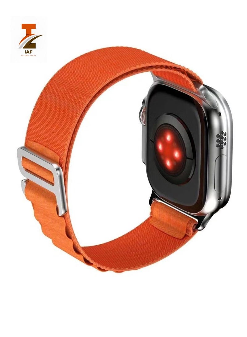 IAF Replacement Apple Watch Ultra Alpine Loop Band Strap Compatible with 49MM/45MM/44MM/42MM for All Series Starlight