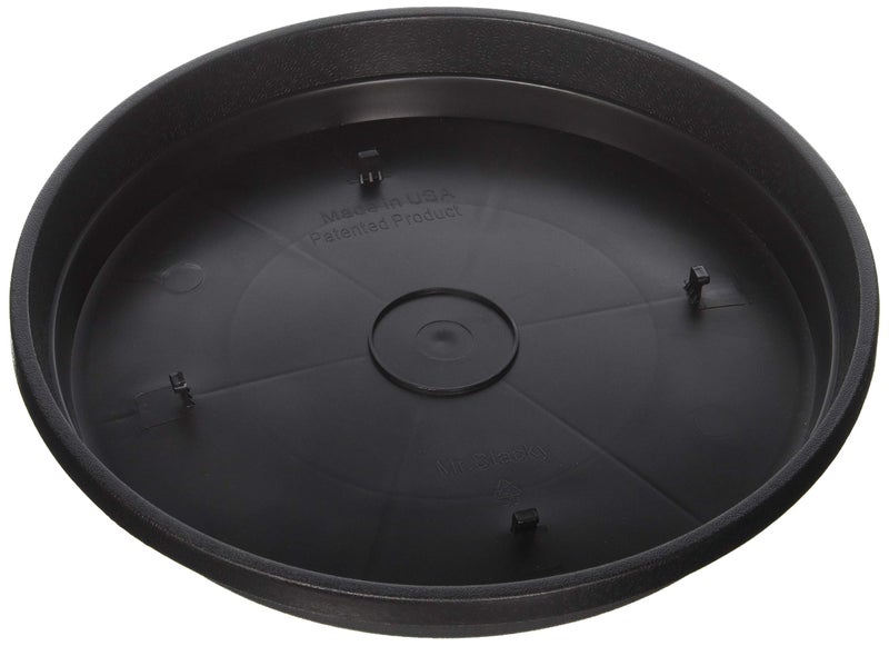 Stacky Plant Saucers 11 Planter Tray Excellent for Flowers and Household Plants Black