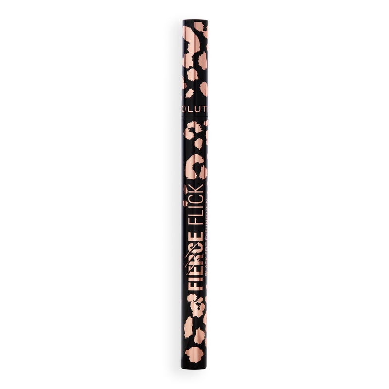Makeup Revolution Revolution Fierce Flick Felt Eyeliner Pen Black - Image 1