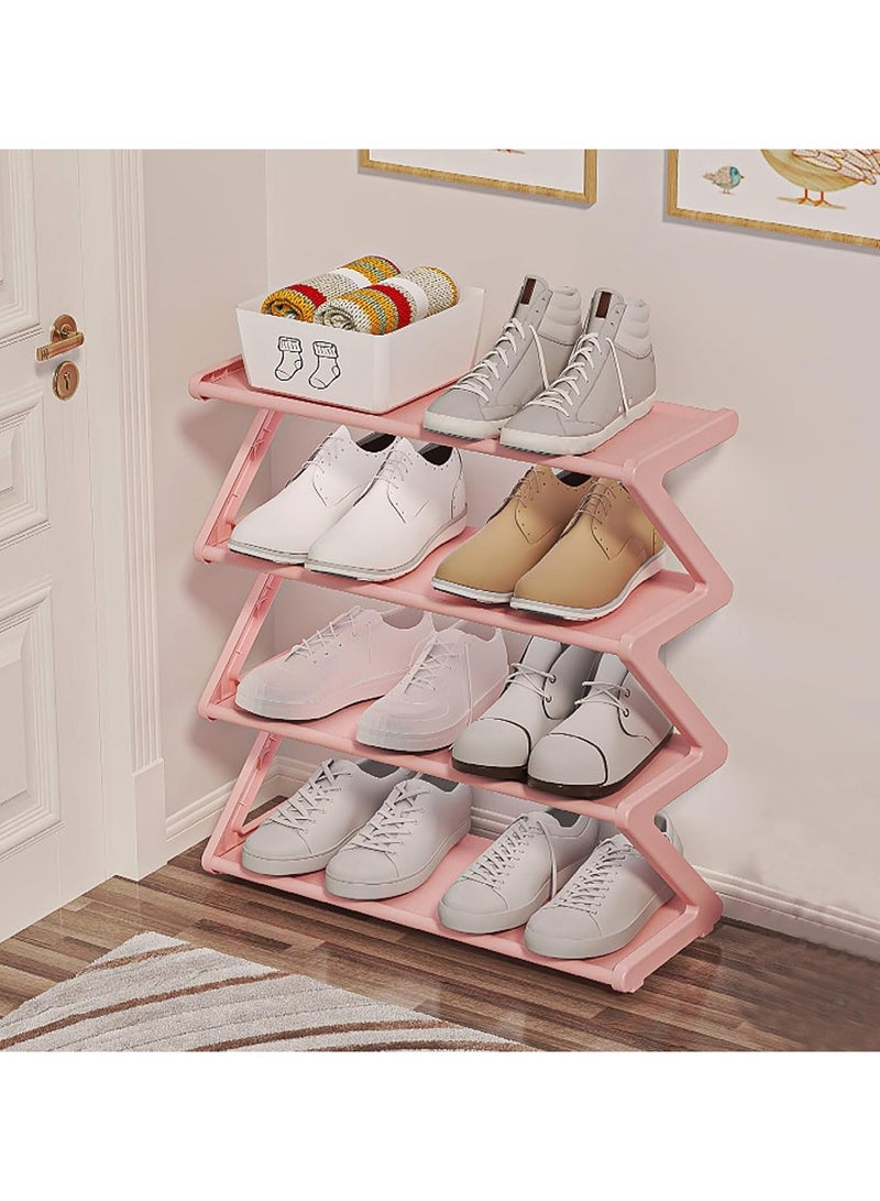 LINGWEI Shoe Rack – Stackable Multi-Layer Shoe Storage Organizer, Space-Saving Vertical Shoe Shelves for Entryway, Closet, Hallway, Bedroom – Ideal for Heels, Boots, and More  - Image 2