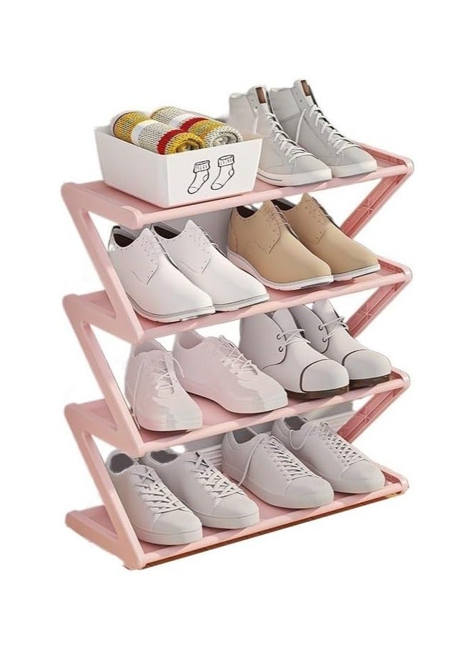 LINGWEI Shoe Rack – Stackable Multi-Layer Shoe Storage Organizer, Space-Saving Vertical Shoe Shelves for Entryway, Closet, Hallway, Bedroom – Ideal for Heels, Boots, and More  - Image 3