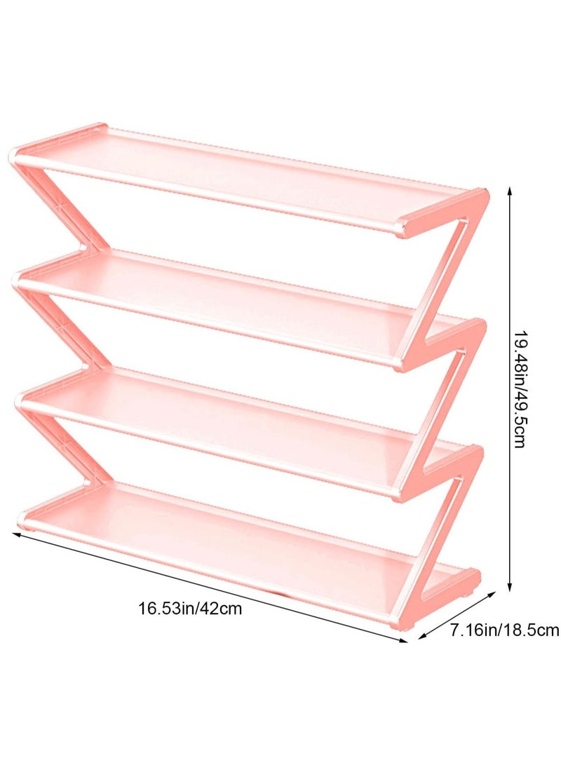 LINGWEI Shoe Rack – Stackable Multi-Layer Shoe Storage Organizer, Space-Saving Vertical Shoe Shelves for Entryway, Closet, Hallway, Bedroom – Ideal for Heels, Boots, and More  - Image 4